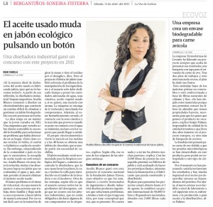 Publicación en La Voz - Diario de Galicia
